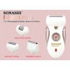 Sonashi Fabulous Rechargeable Epilator & Trimmer SLD-824